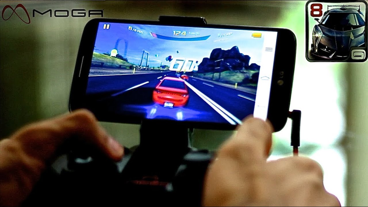 GAMING ON LG G2 : Asphalt 8 Airborne Android Games  MOGA PRO  Gameloft | ITF