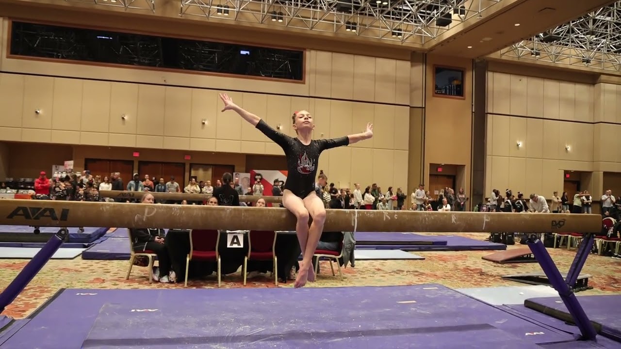 Malia Treanor 3rd Beam 9.825 Vegas Cup 2026 Wildfire Gymnast Level 7