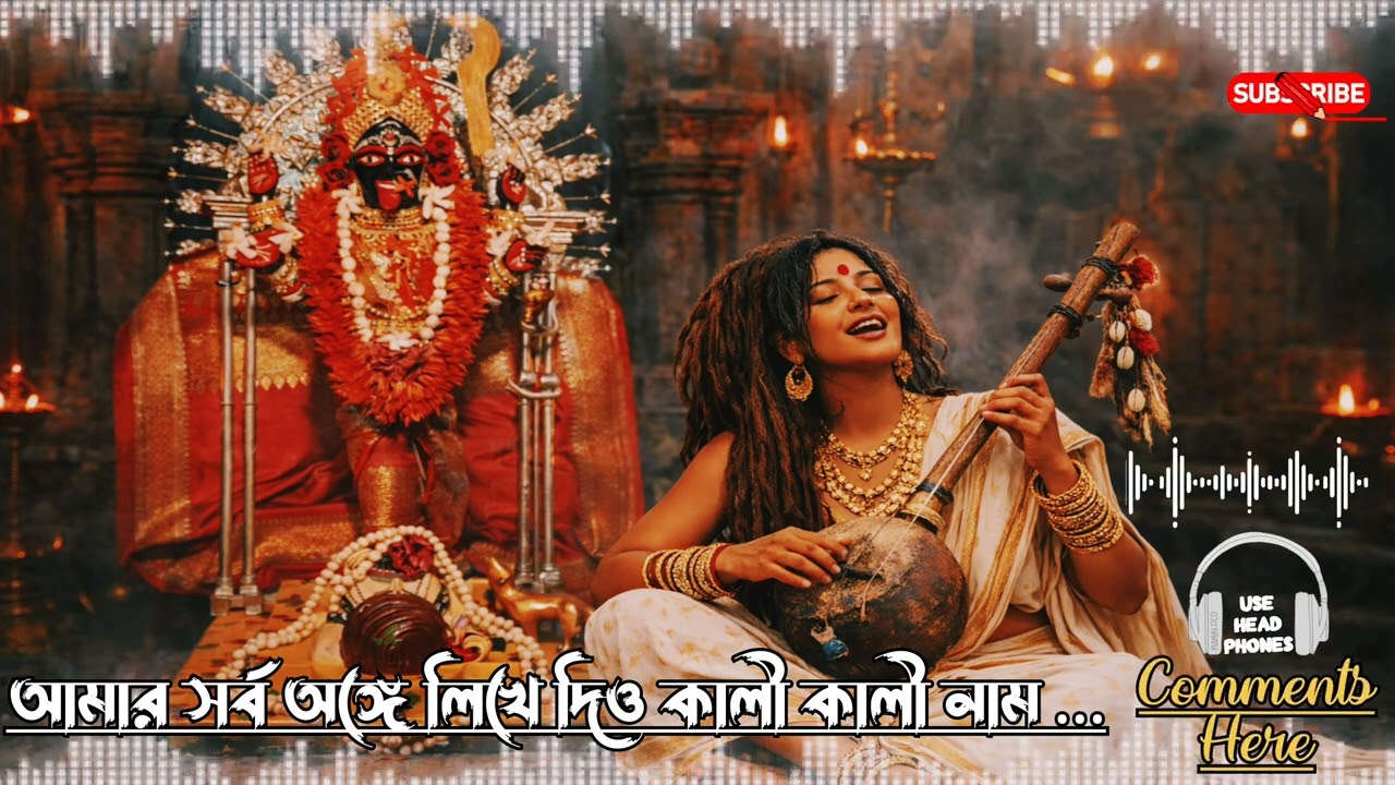 আমার সর্ব অঙ্গে লিখে দিও কালী কালী মা | Shyama Sangeet | Maa Kali Song | Kali Bhajan Bengali