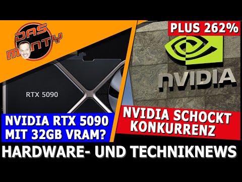 Nvidia schockt Konkurrenz mit 262% Plus | RTX 5090 mit 32GB VRAM | Microsoft kauft Steam? | News