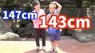 I collaborated with a YouTuber who is 143cm tall!