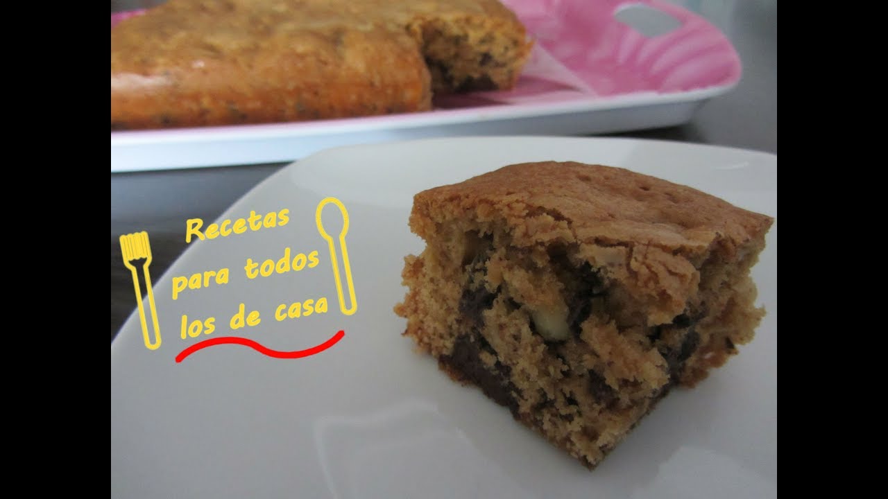 🍫 ➡️ BIZCOCHO de NUECES de macadamia y CHOCOLATE