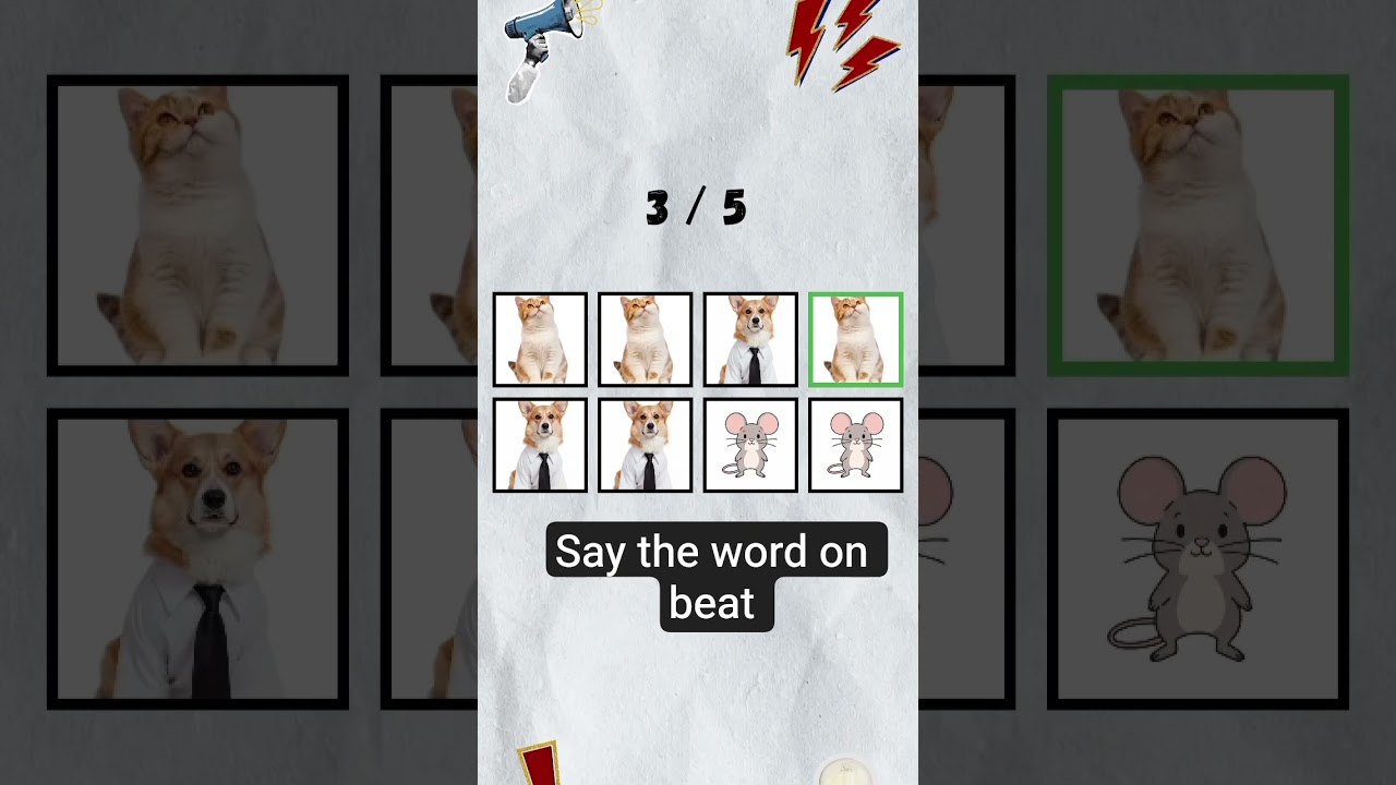 SAY THE WORD ON BEAT LEVEL 1