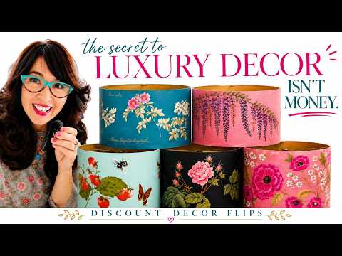 The Secret to LUXURY DECOR isn't Money...Discount Decor Flips