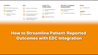 How ePRO Integrates Directly with EDC | Automated Patient Data Flow in Clinical Trials