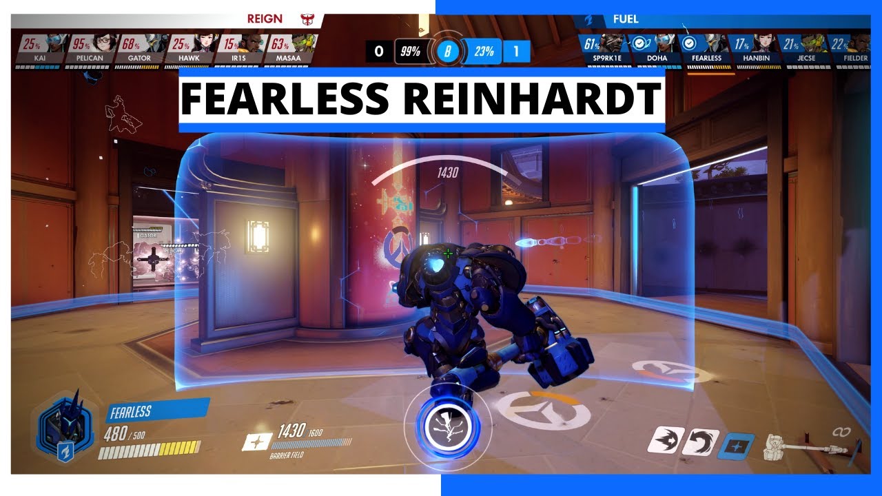 FEARLESS REINHARDT POV | Playoffs - Losers Final | Dallas Fuel vs Atlanta Reign | OWL Season 2021