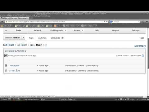 Developer1 make changes commit to local repo and push to github Part4