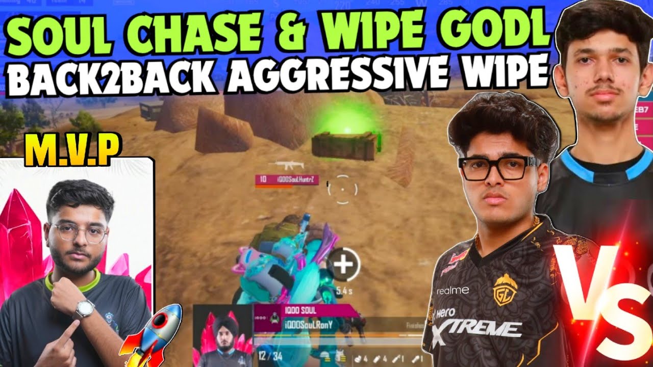 iQOOSouL Chase & Wipe GodL 😳 SouL Nakul & Saumay Destruction 🔥 SOUL vs ...