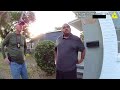 Road Rager Nearly Stabs Man To Death (Police Bodycam) 