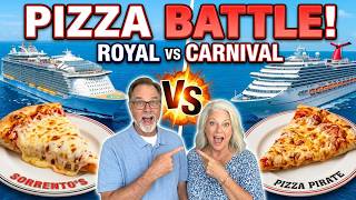 Royal Caribbean vs Carnival Pizza Battle 🍕 | Sorrento’s vs Pizza Pirate – Which Cruise Pizza Wins?