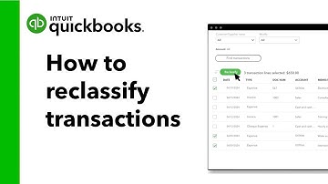 How to reclassify transactions in QuickBooks Online Advanced