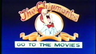 The Chipmunks Go to the Movies - Intro 1990 Theme VHS Capture