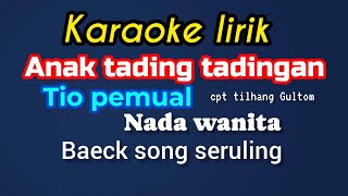 ANAK TADING TADINGAN NADA WANITA 