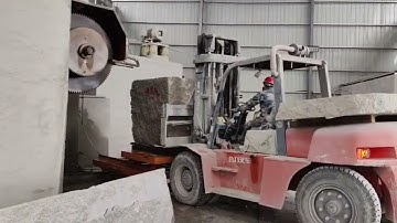 Multiblade granite block cutting machine /block cutter with double blocks