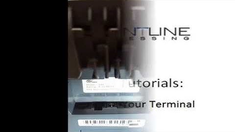 PAX S80 Tutorials: How to Setup Your Terminal