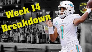 Week 14 Fantasy Football Advice and Breakdown