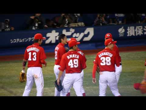 2012 10.8 石井琢朗　５　古巣横浜との現役最後の日　試合終了　挨拶