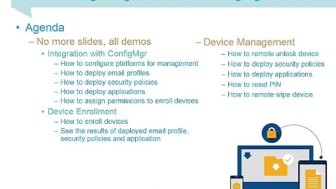 Learn how to Manage Mobile Devices with Microsoft Intune & Configuration Manager