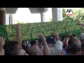 Funeral for daughter of a muslim brotherhood official