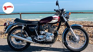 1975 Triumph Trident - First (Cold) Start After Winter Lay Up