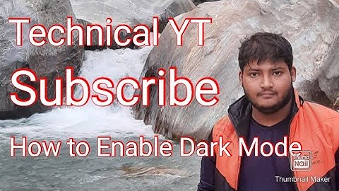How to Enable YouTube Dark Mode/ Black Theme - No Apps ! No Root