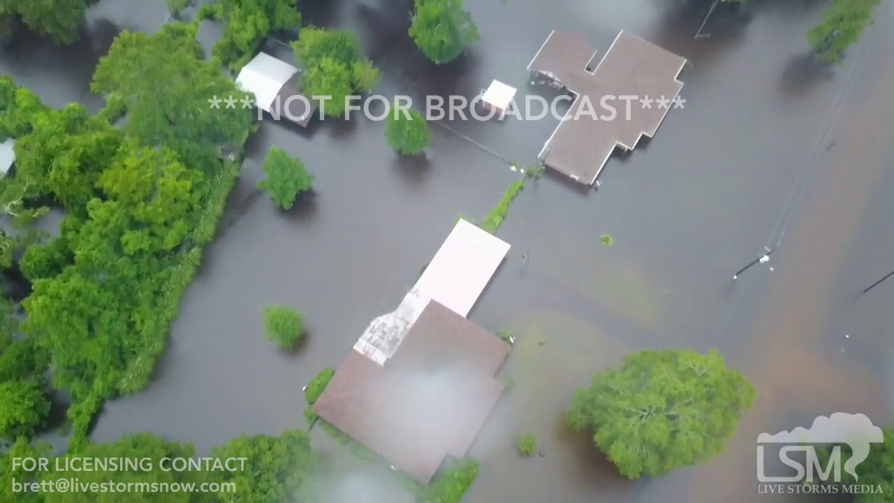 08292017 Vidor, TX Major Flooding Aerial Video YouTube