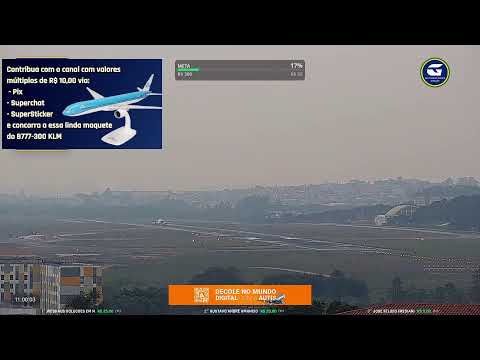 Guarulhos International Airport (GRU/SBGR) – Runway 10R Live Camera — Guarulhos, São Paulo live camera thumbnail