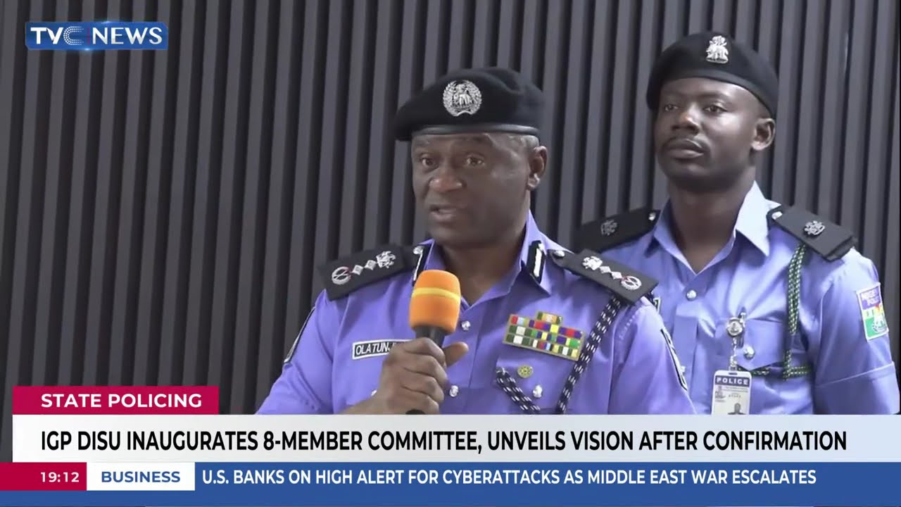 IGP Disu Inaugurates 8-Member Committee, Unveils Vision After Confirmation