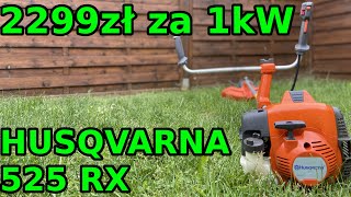 Husqvarna 525RX - popularna kosa spalinowa szwedzkiej marki - test pracy, wady i zalety