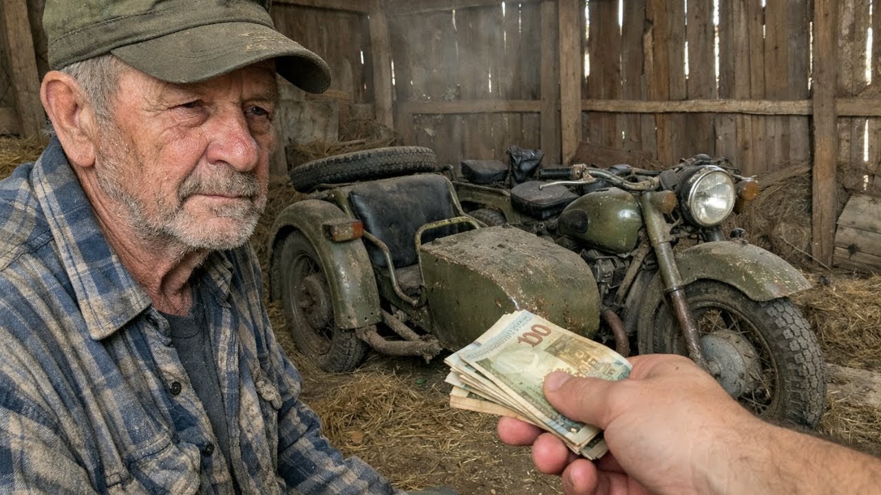Full Restoration of a Military Motorcycle from Total Disrepair to Looking New