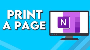 How To Print a Page on Microsoft OneNote
