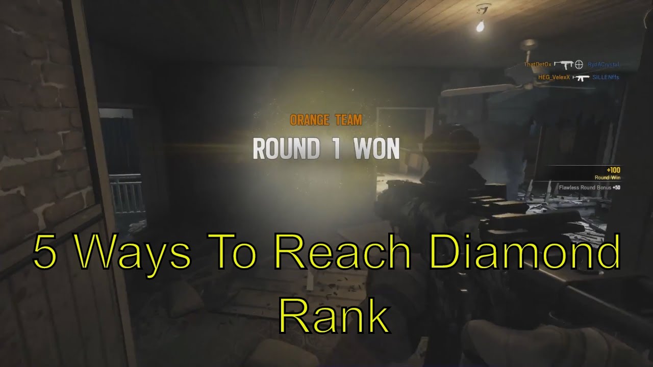 5 Ways To Reach Diamond Rank! - Rainbow Six Siege - YouTube