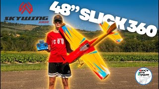 New 3D Build! SKYWING 48” SLICK 360 + T-HOBBY AM480 COMBO - Maiden Flight Review! 🚀 [4K60fps HDR]