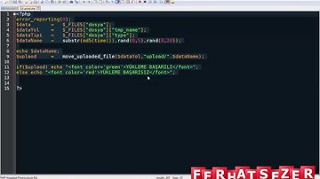 PHP Upload İşlemi