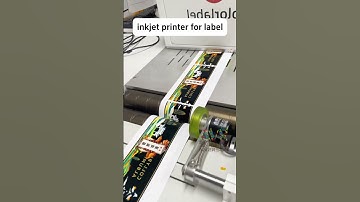 Label printing machine #inkjetprinter #digitalprinting #cmyk #labelprinting #uvprinting #factory