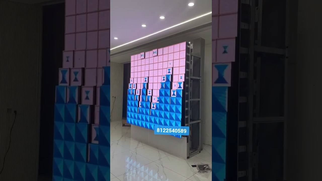 Kinetic LED wall corporate event expo 8122540589 3D Dynamic Moving LED Wall India New Concept Design