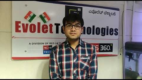 Internship Program - Evolet Technologies, Bangalore