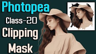 Clipping mask!! Clipping mask Photopea/Photoshop in hindi