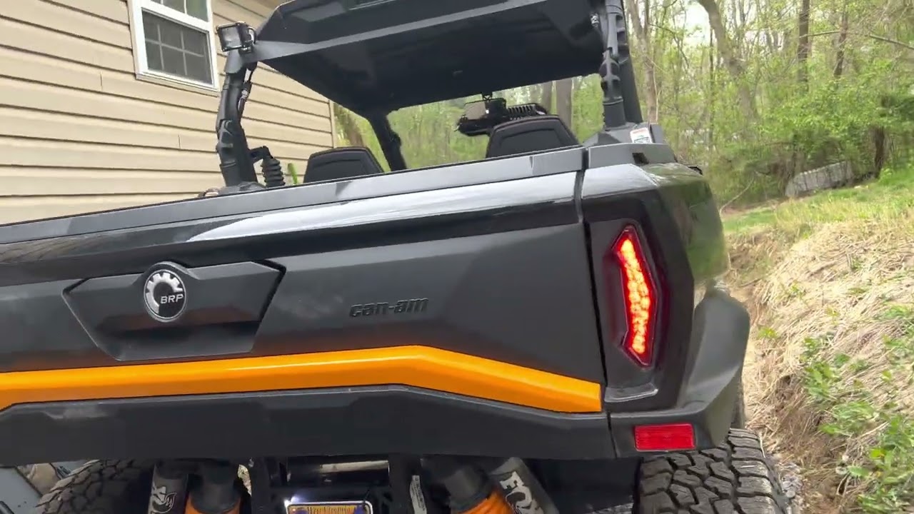 2021 Can Am Commander XTP exhaust