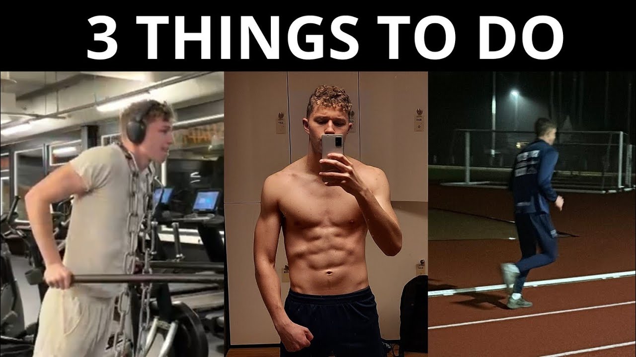 The 3 most important things to do to get in  shape