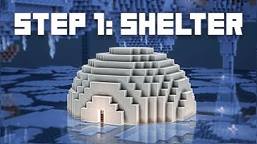 Surviving The Frozen Cave in Minecraft Hardcore!