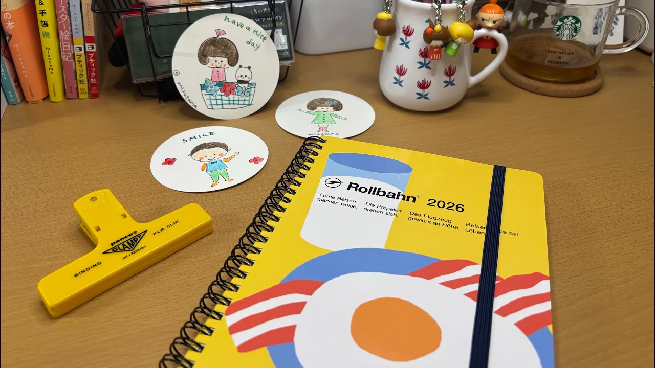 ロルバーンダイアリー📔のこんな使い方があった！購入品紹介動画🎥