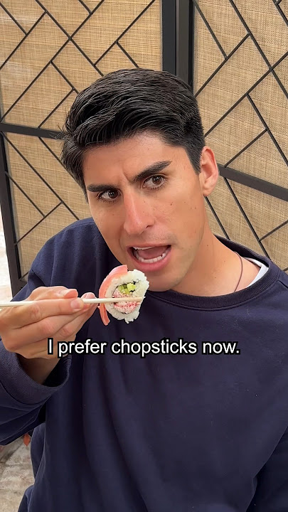 When you learn how to use chopsticks… 😑😅😂 #shorts #youtubeshorts #funny #comedy #japan #food