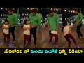 Manchu Manoj having fun with Lakshmi Manchu daughter Nirvana