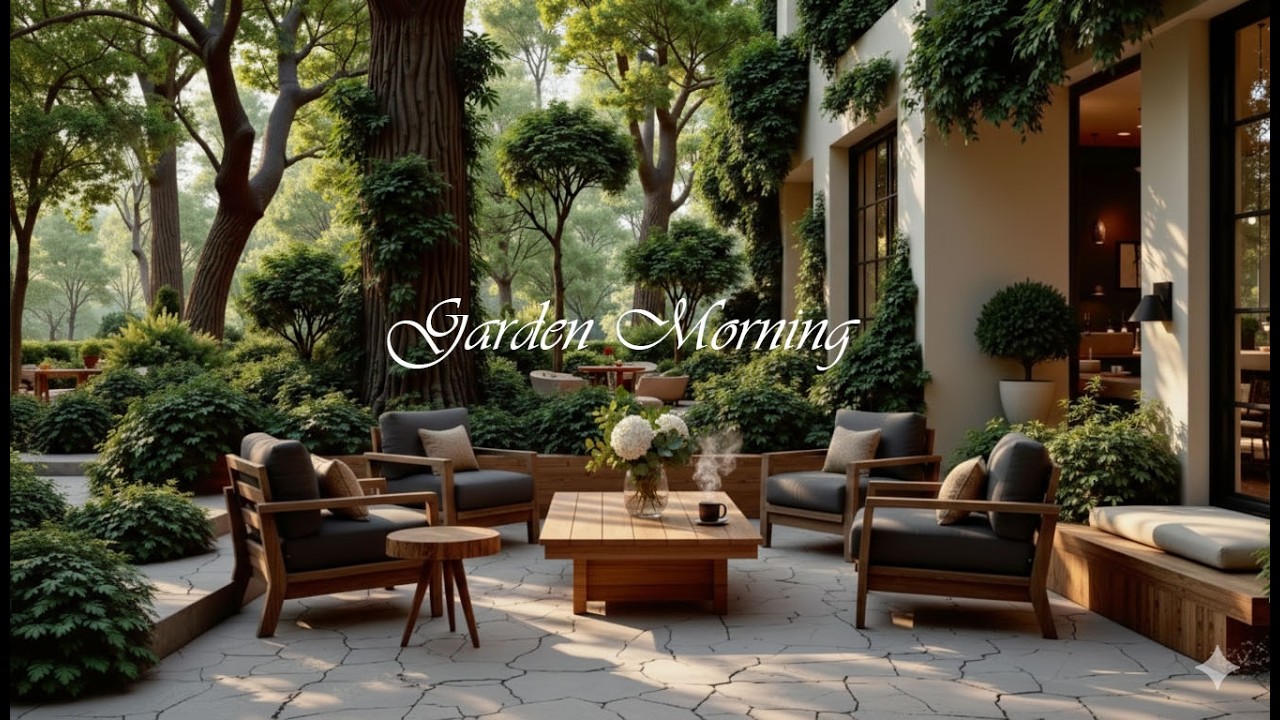 Morning Garden Jazz 🌿 Smooth Jazz for Work ☕ Jazz Relaxing Music