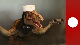 Merkwürdiges Hotel in Japan: Tyrannosaurus begrüßt seine Gäste