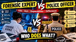 Details Forensic Expert vs Police Officer | Roles, Duties & Differences | Forensic Power | Forensic Science Update