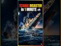 Titanic Disaster in 1 Minute 🚢