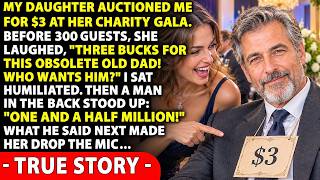 My Daughter Auctioned Me at Her Charity Gala: $3 for My Obsolete Old Dad! She Laughed—Until a S...