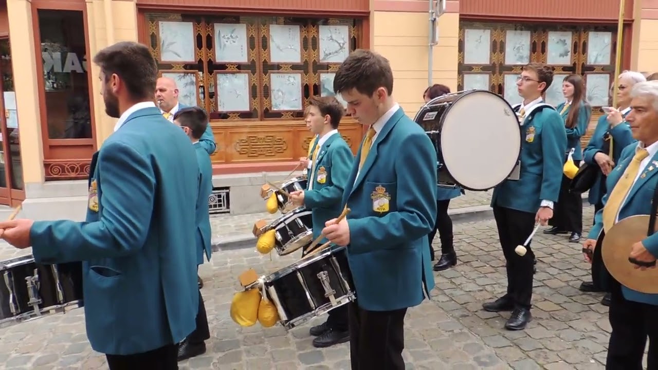 Cortège du 15e anniversaire du géant Tramasure à Lessines (24)